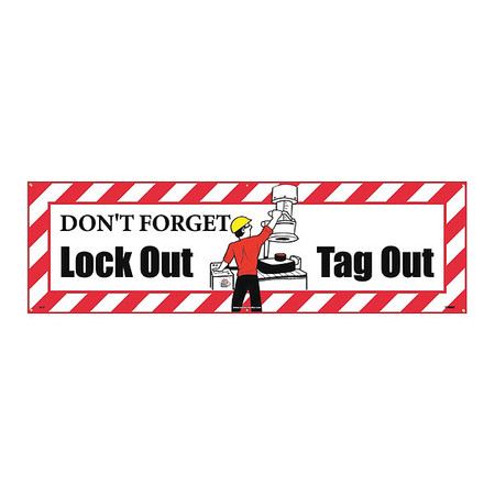 NMC Don'T Forget Lockout Tagout Banner BT21