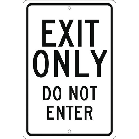 NMC Exit Only Do Not Enter Sign TM220K