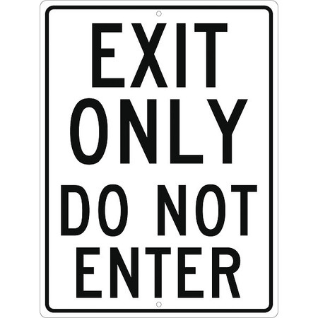 Nmc Exit Only Do Not Enter Sign TM221K