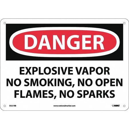 NMC Explosive Vapor No Smoking N.., D521RB D521RB