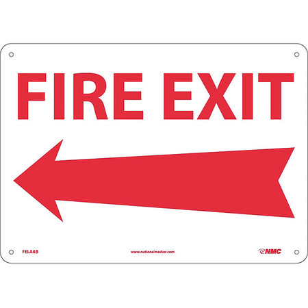 NMC Fire Exit Sign FELAAB