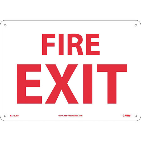 NMC Fire Exit Sign FX120RB