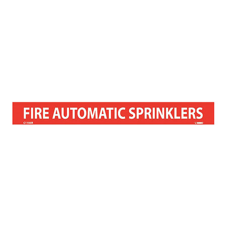 NMC Fire Automatic Sprinklers Pressure Sensitive, Pk25, C1105R C1105R