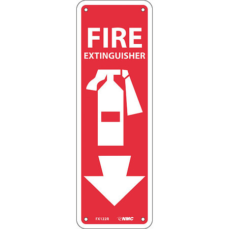 NMC Fire Extinguisher Sign FX122R