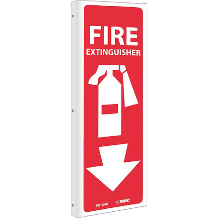 Nmc Fire Extinguisher Sign FX124R