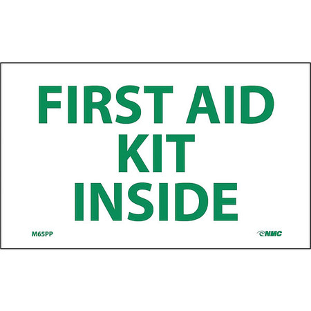 Nmc First Aid Kit Inside Label M65PP
