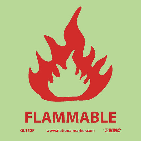 NMC Flammable Sign GL152P