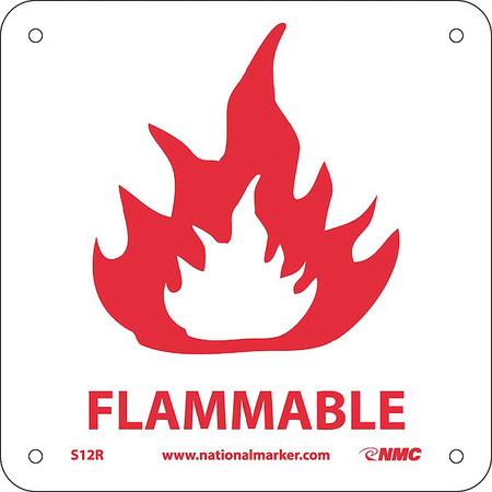 NMC Flammable Sign S12R