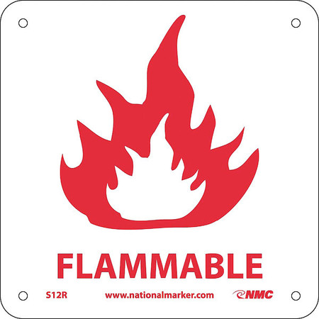 Nmc Flammable Sign S12R