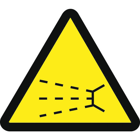 NMC Graphic Splash Hazard Iso Label, Pk10 ISO252AP