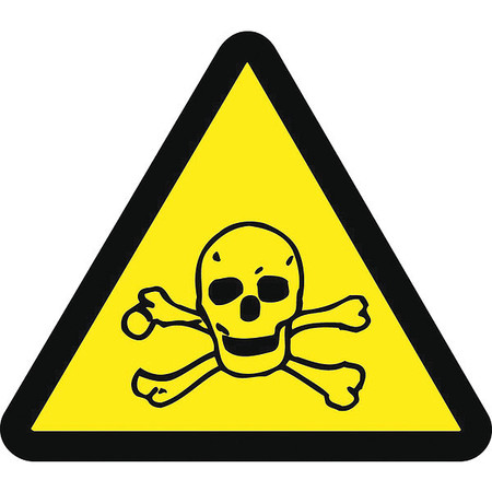 NMC Graphic Toxic Hazard Iso Label, Pk5 ISO453AP
