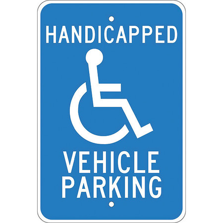 NMC Handicapped Vehicle Parking Sign, TM10J TM10J
