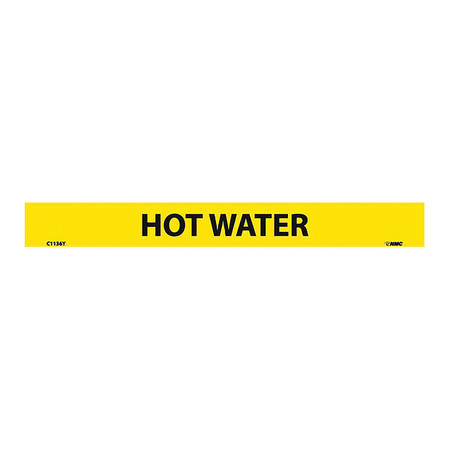 NMC Hot Water Pressure Sensitive, Pk25, C1136Y C1136Y