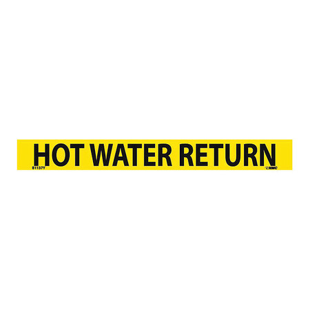 NMC Hot Water Return Pressure Sensitive, Pk25, B1137Y B1137Y