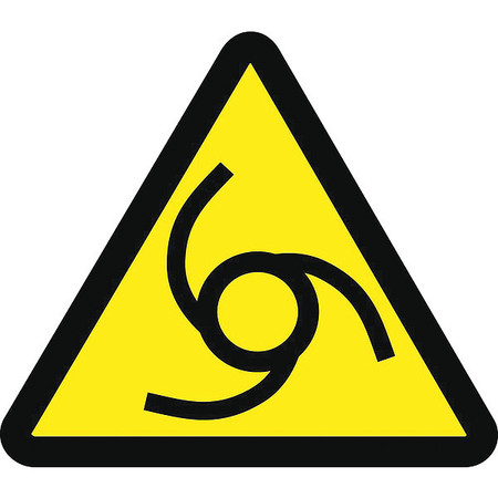 NMC LABEL, GRAPHIC FOR AUTOMATIC OR REMOTE STARTING HAZARD, 2"Dia, Pk10 ISO250AP