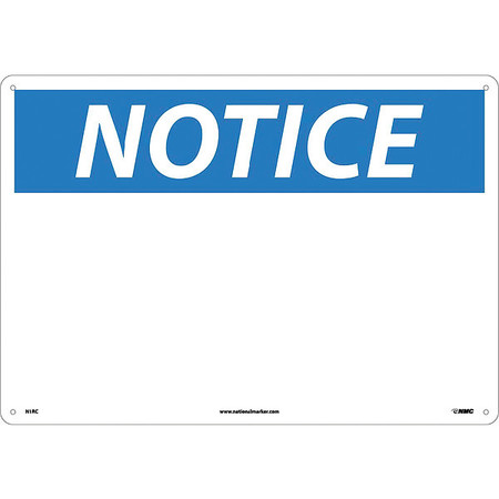 NMC Large Format Notice Sign, N1RC N1RC