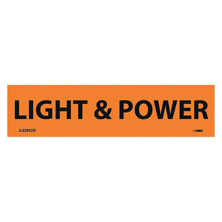 Light & Power Electrical Marker, Pk25 -  NMC, JL22052O