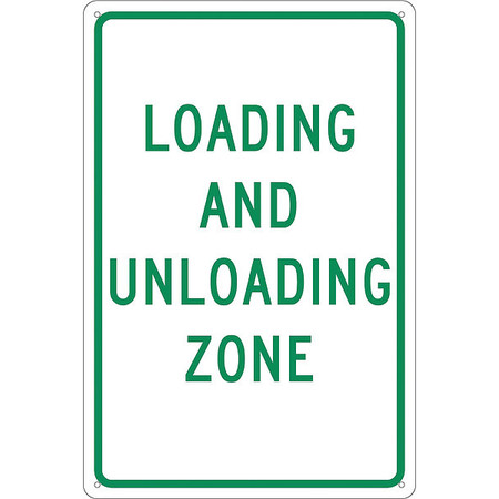 NMC Loading And Unloading Zone Sign, TM61G TM61G
