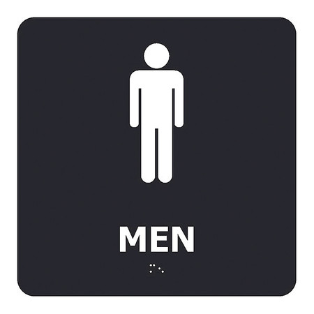 NMC Men Braille Sign, ADA1WBK ADA1WBK