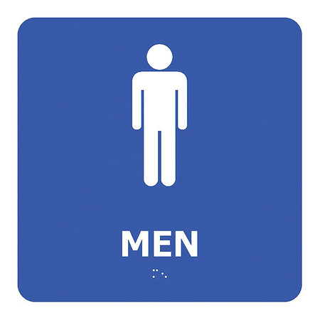 NMC Men Braille Sign, ADA1WBL ADA1WBL