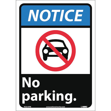 NMC No Parking Sign, NGA19PB NGA19PB
