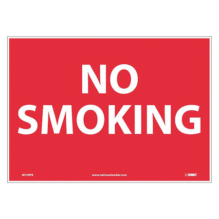 Nmc No Smoking Sign, M759PB M759PB