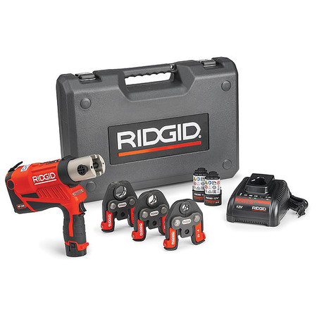 RIDGID Cordless Press Tool Kit, 13" L, 12 V 57408