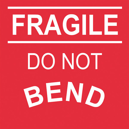 NMC Fragile Do Not Bend Label LR29AL