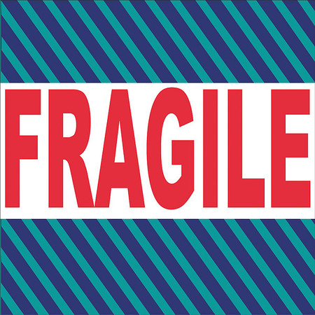 NMC Fragile Label, Language: English LR14AL