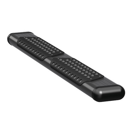 LUVERNE Black Powder Coated Aluminum Oval Rear Step 584254-571473