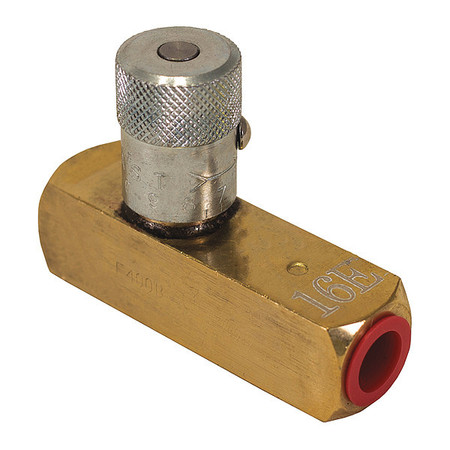 BUYERS PRODUCTS 1/4 Inch NPT Brass Flow Control Valve F400B