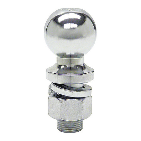 BUYERS PRODUCTS 1-7/8 Inch Chrome Hitch Ball With 1 Inch Shank Diameter x 2-1/8 Inch Long 1802020