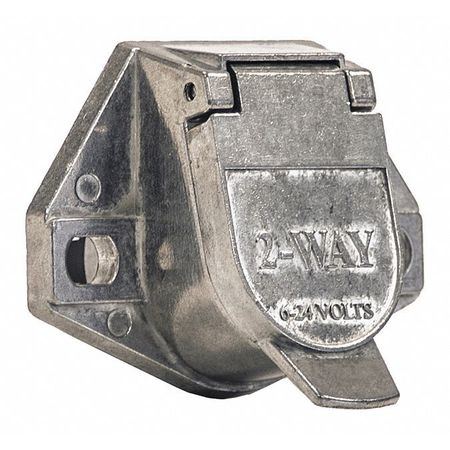 Buyers Products 2-Way Die-Cast Zinc Trailer Connector -Truck Side - Vertical Pin Arrangement TC1012