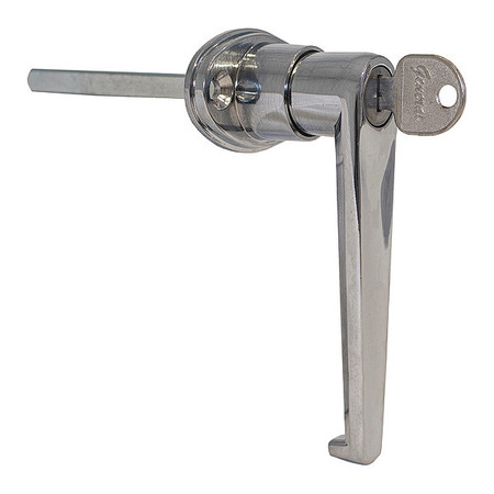 Buyers Products L-Type Locking Door Handle - 3-1/2 Inch Handle Length with CL001 Key B2394L
