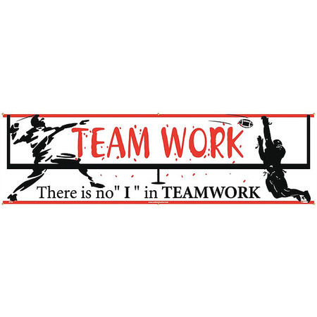 NMC Teamwork There Is No "I" In Teamwork Banner, BT24 BT24