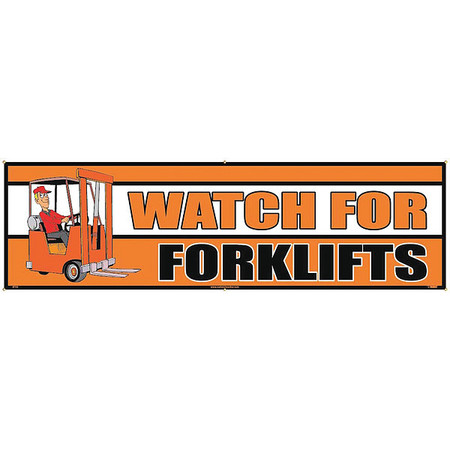 NMC Watch For Forklifts Banner BT33