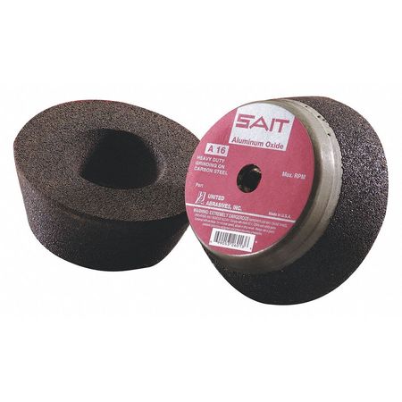 United Abrasives/Sait Cup Wheel, 5x2x5/8-11, A16,  26010