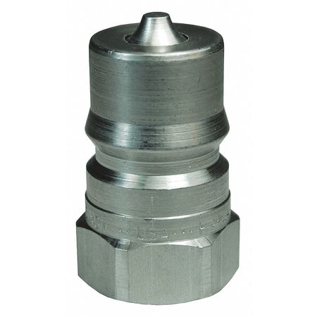 DIXON H-Series FNPT, 1/2", Plug, 1/2", 316SS, Material: 316 stainless steel H4F4-SS