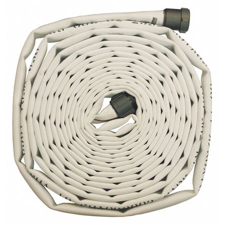 DIXON Poly Fire Hose, AL, NPSH 1-1/2", 50ft, 500lb A515-50RAS