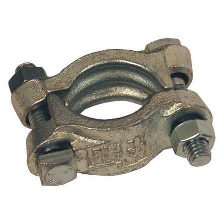 Dixon Double Bolt Clamp, 3-16/64"-3-32/64" DL350