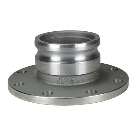 DIXON Cam/Groove Adapter x 150lb., Flange, 6", AL 600-AL-AL