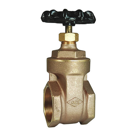 DIXON Brass Gate Valve, 1-1/4" BGV125