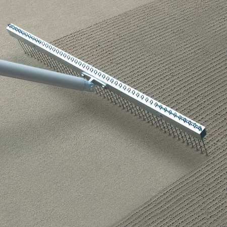 KRAFT TOOL Flat Wire Texture Broom, 48", 3/4" Spacing CC198-3/4