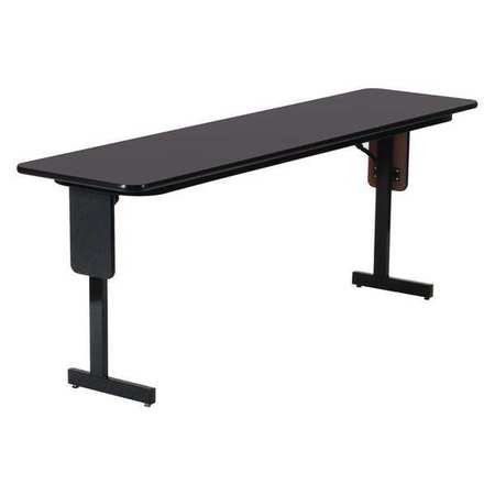 CORRELL Rectangle Panel Leg Folding Seminar Training Table, 24" X 72" X 29", High Pressure Laminate Top SP2472PX-07