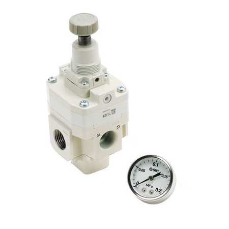 Smc Precision Air Regulator IR3010-04G-A