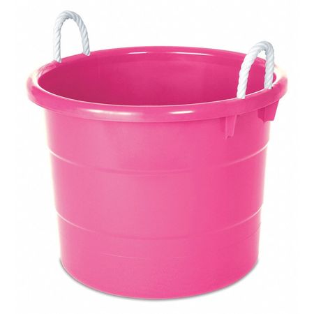 Homz Pink Storage Tub, 21-1/2in W x 16-1/2in H, 4PK 0402KPKEC.04