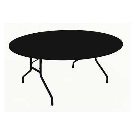 CORRELL Round Commerical Folding Utility Table, 60" dia. W, 29" H, High Pressure Laminate Top CF60PX-07