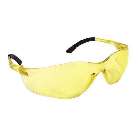 Sas Safety Safety Glasses, Yellow Scratch-Resistant 5332