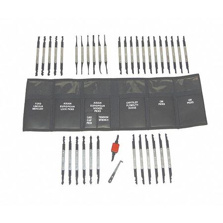 LOCK TECHNOLOGY Lock Pick Kit Grand Master 620