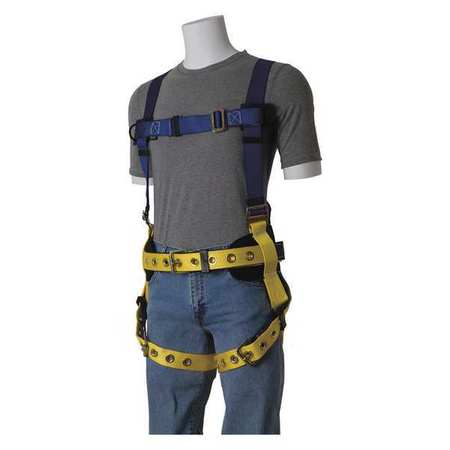 GEMTOR Full Body Harness, Vest Style, XL 855-4